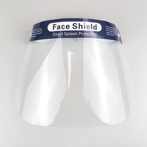 Pack of 5x Protective Transparent Face Shield Foam Visors