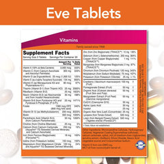90x Multivitamin Tablets for Women's - Eve NOW Foods