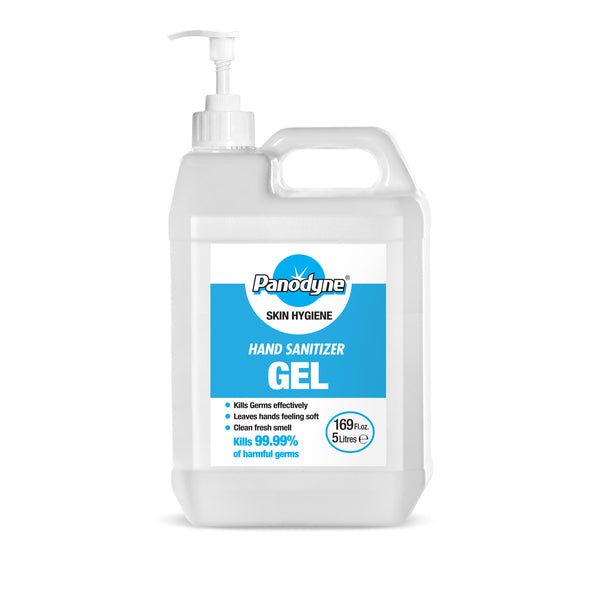 5 Liters Hand Sanitiser GEL refill Jerrycan with Pump 70% Alcohol
