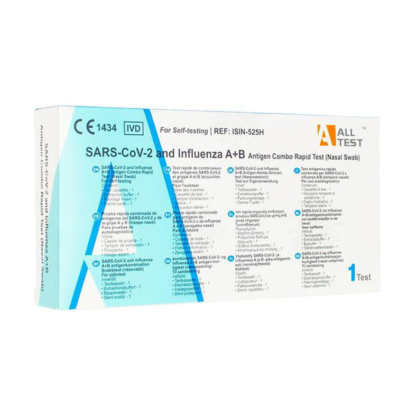 Combo Test Covid + Influenza A/B Nasal Swab